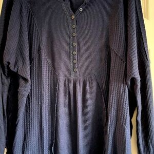 Free people navy top